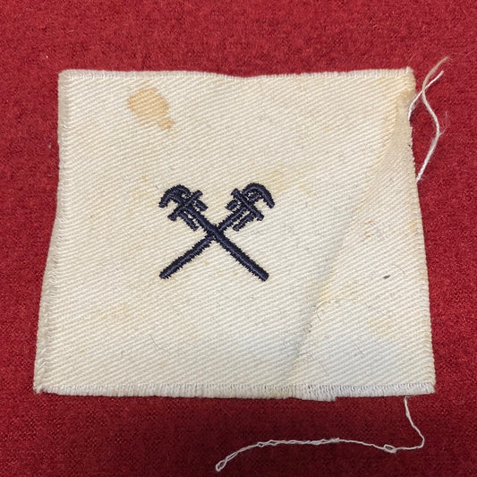 VINTAGE US Navy Coast Guard PIPEFITTER Sew On Patch (WSB09-161)