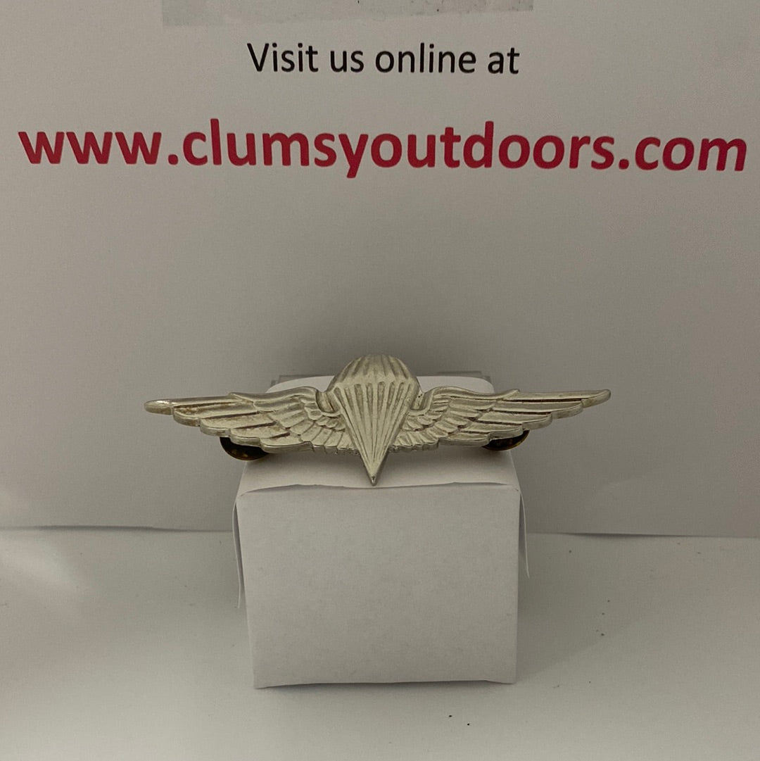 Vintage Military Egyptian Jump Wings Pin (3cc09)