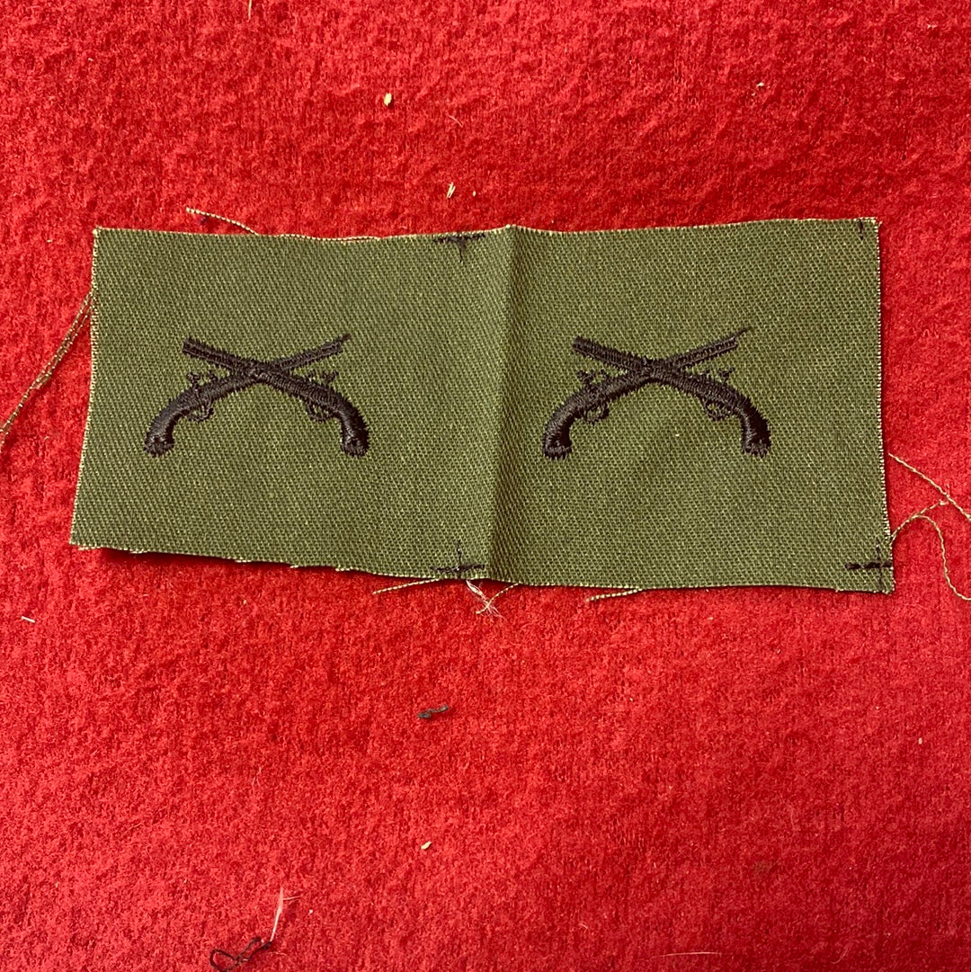 SET OF VINTAGE US Army MP Officer Patch Sew-On (WSB01-09)