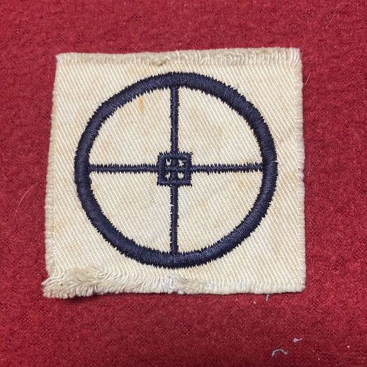 VINTAGE US Navy Coast Guard GUN POINTER 2nd CLASS Sew On Patch (WSB09-133)