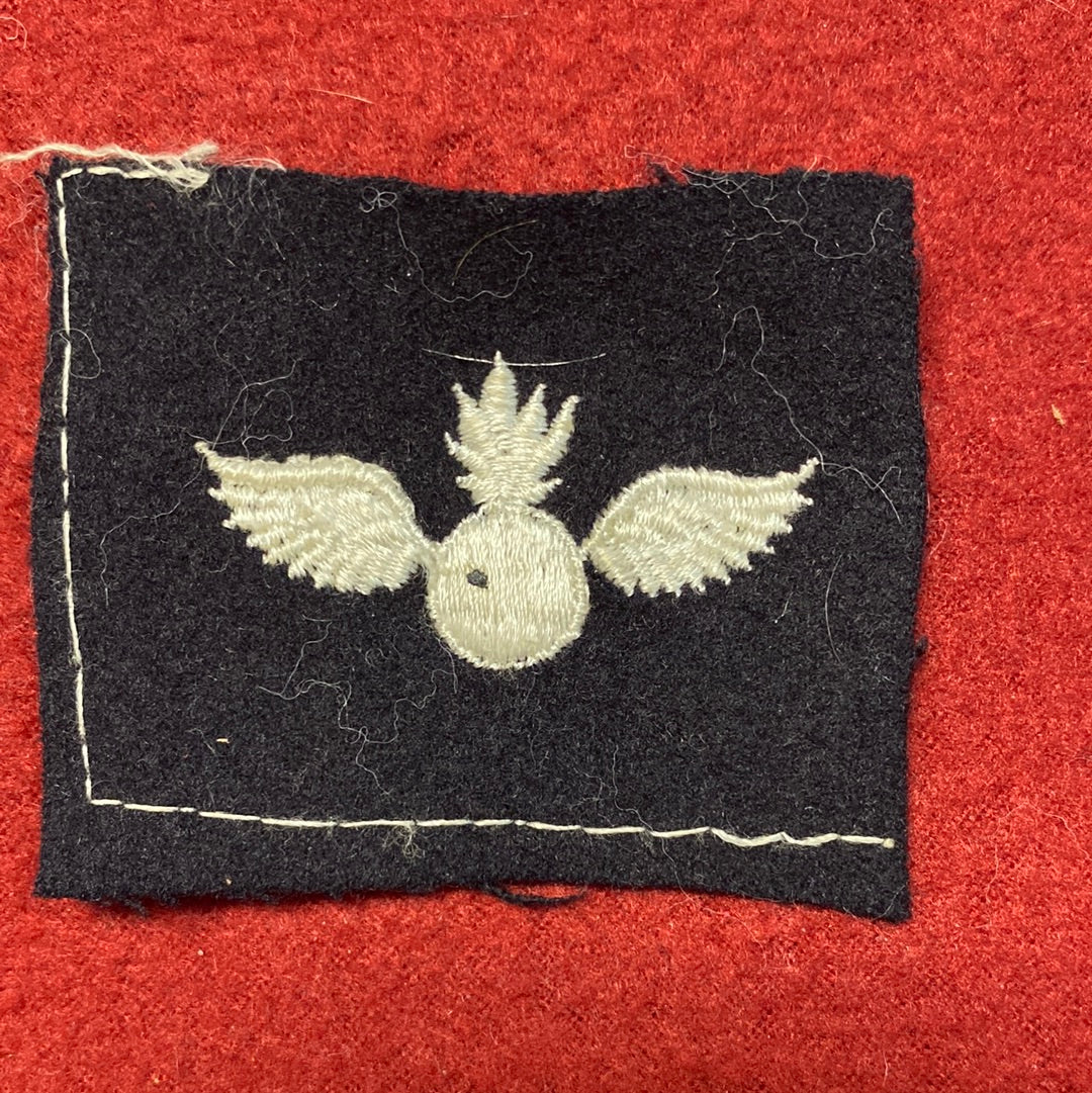 VINTAGE US Navy Coast Guard AVIATION ORDINANCEMAN Sew On Patch (WSB09-66)