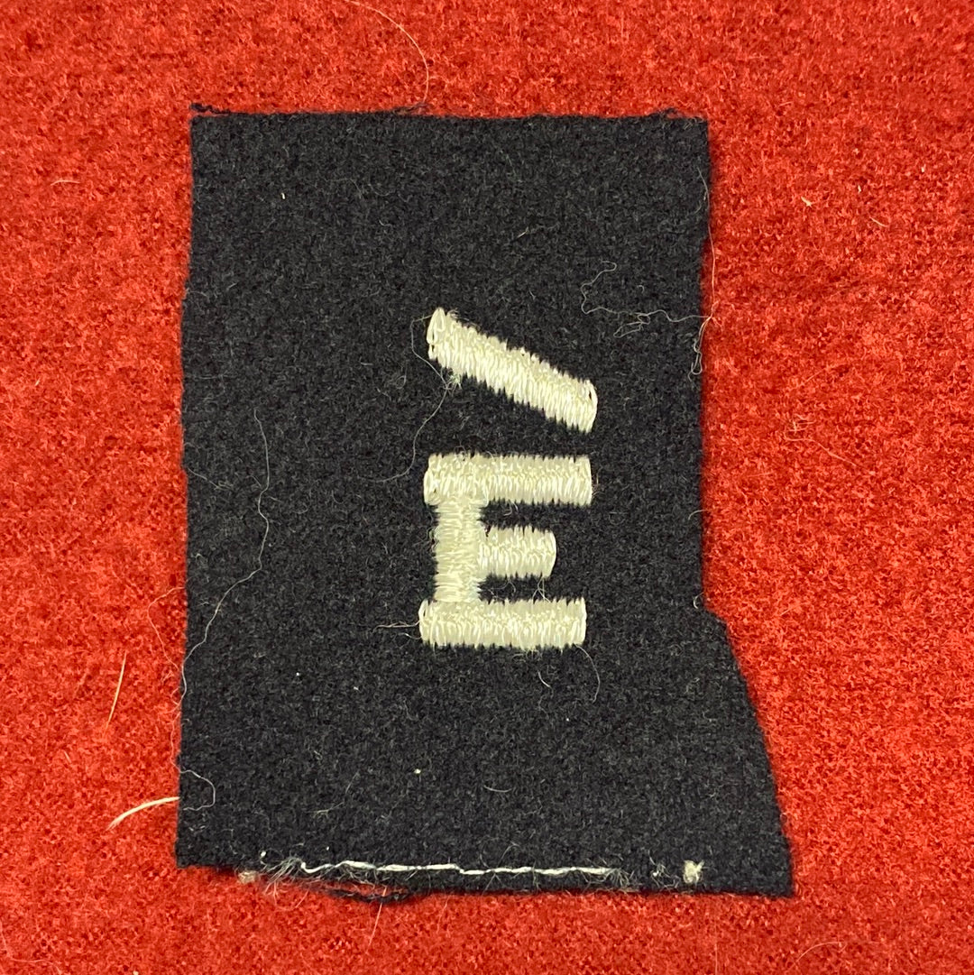 VINTAGE US Navy Coast Guard E GUNNERY Sew On Patch (08cc155)