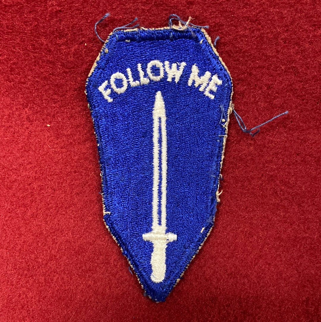 VINTAGE US Army Infantry Training School Patch Sew-On (12o37)