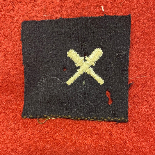 VINTAGE US Navy Coast Guard GUNNER’S MATE Sew On Patch (WSB09-31)
