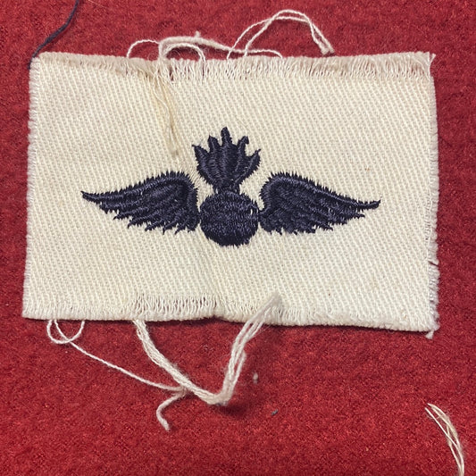 VINTAGE US Navy Coast Guard AVIATION ORDINANCEMAN Sew On Patch (WSB09-51)