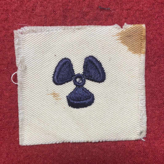 VINTAGE US Navy Coast Guard MACHINIST MATE Sew On Patch (WSB09-106)