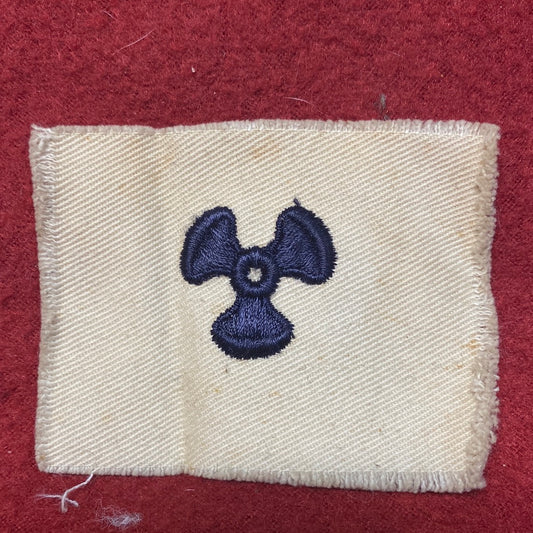 VINTAGE US Navy Coast Guard MACHINIST MATE Sew On Patch (WSB09-111)