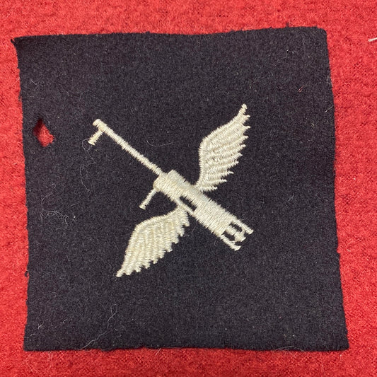 VINTAGE US Navy Coast Guard AERIAL GUNNER Sew On Patch (WSB09-143)