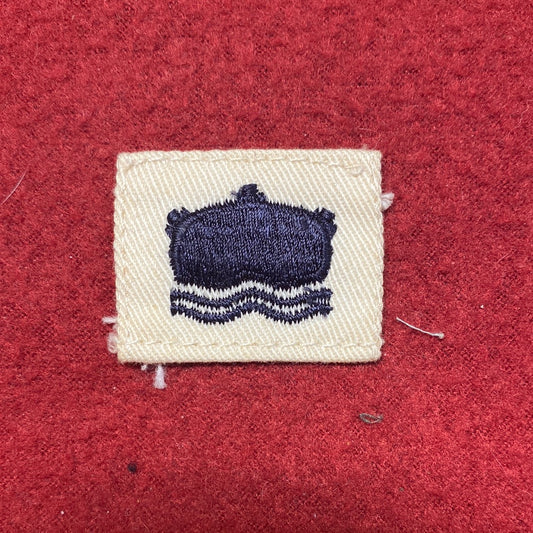 VINTAGE US Navy Coast Guard MINE MATE Sew On Patch (WSB09-150)