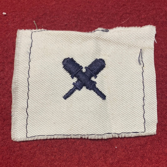 VINTAGE US Navy Coast Guard GUNNER’S MATE Sew On Patch (WSB09-35)