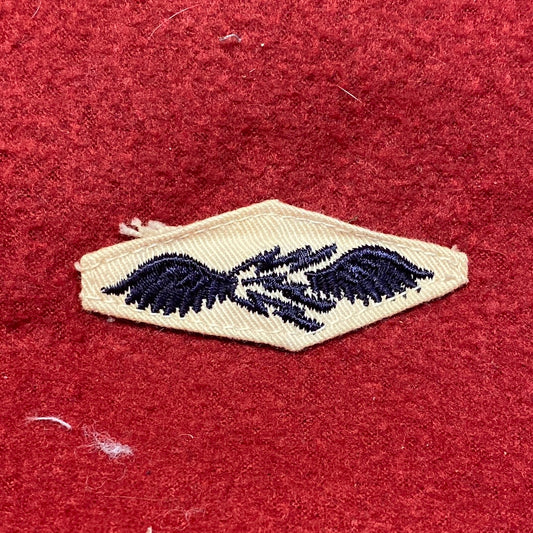 VINTAGE US Navy Coast Guard AVIATION RADIOMAN Sew On Patch (WSB09-119)