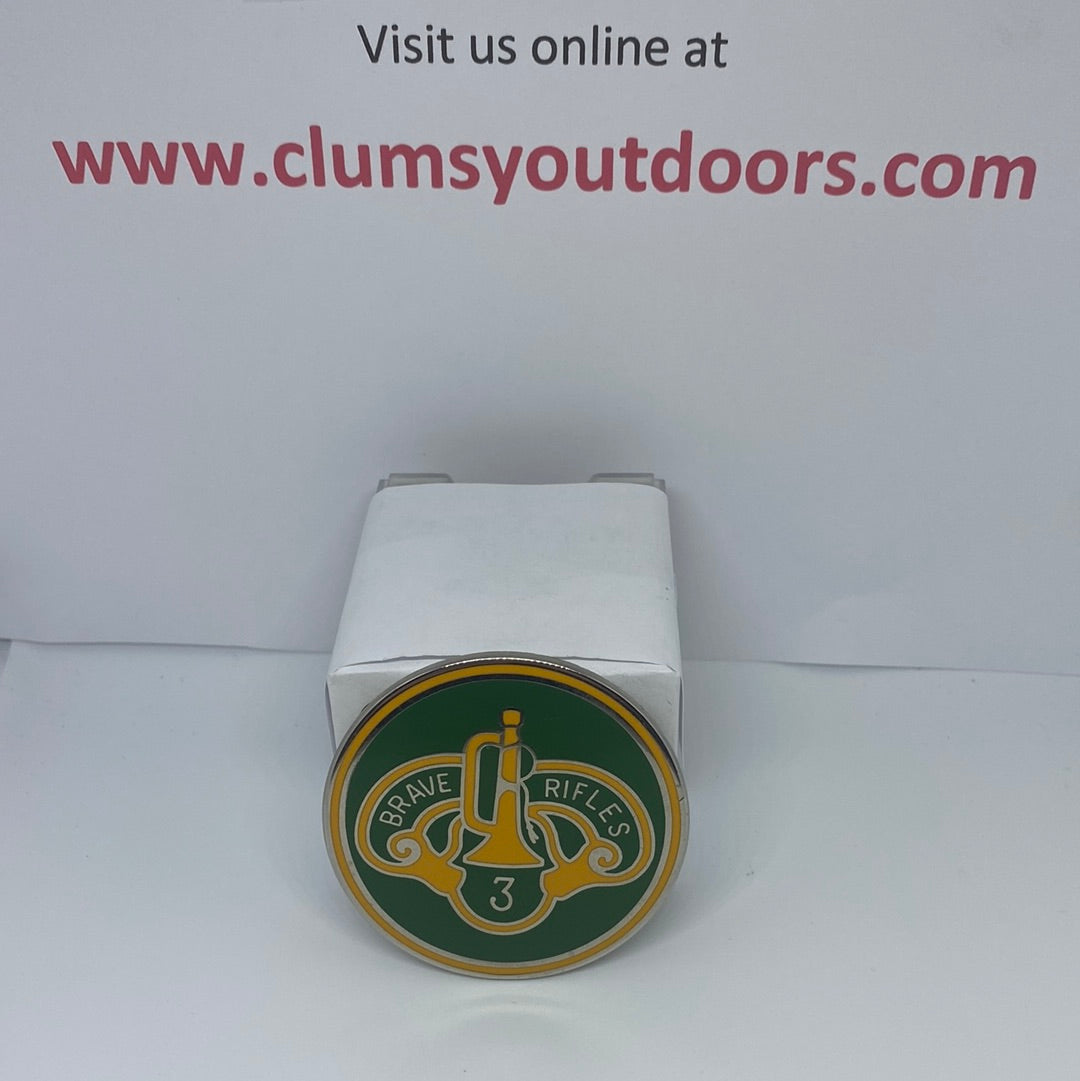 Vintage US Military 3rd Armored Cavalry Combat Service ID Badge Army (3cc26)