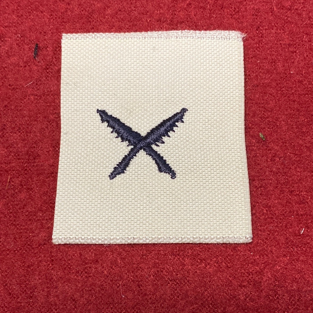 VINTAGE US Navy Coast Guard YEOMAN Sew On Patch (WSB09-187)