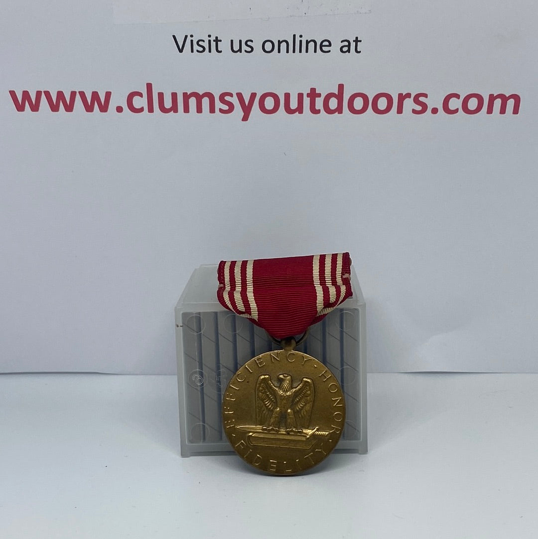 Vintage US Military Good Conduct Medal Army (2cc11)
