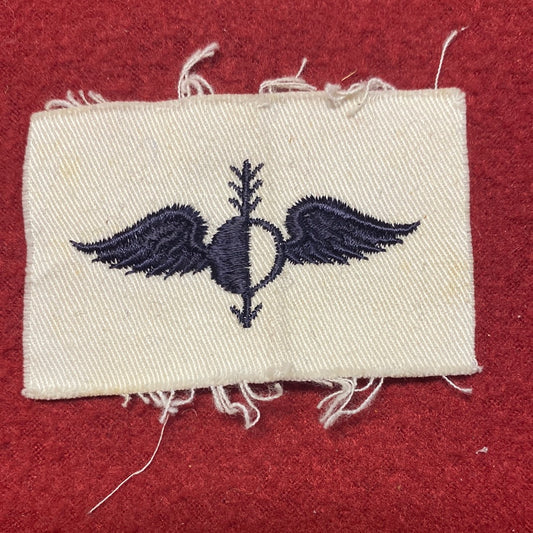 VINTAGE US Navy Coast Guard AEROGRAPHEN’S MATE Sew On Patch (WSB09-137)