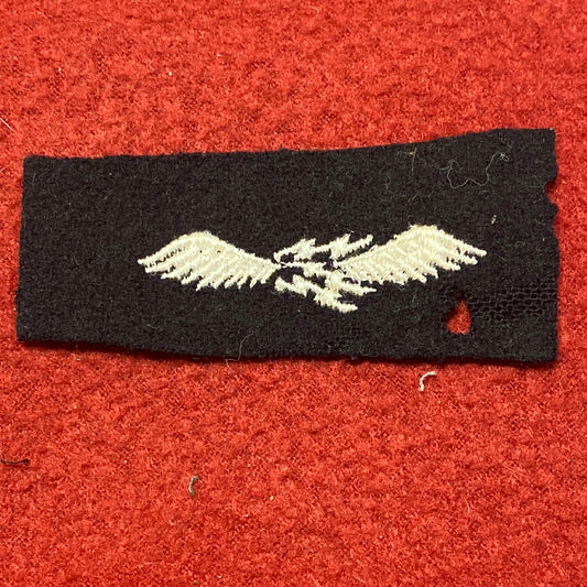 VINTAGE US Navy Coast Guard AVIATION RADIOMAN Sew On Patch (WSB09-128)