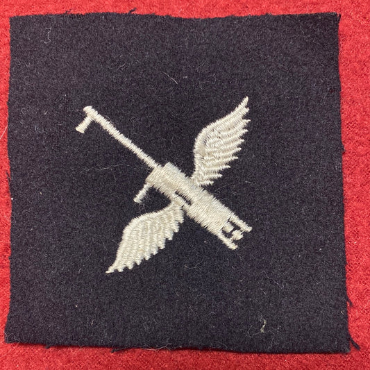 VINTAGE US Navy Coast Guard AERIAL GUNNER Sew On Patch (WSB09-141)