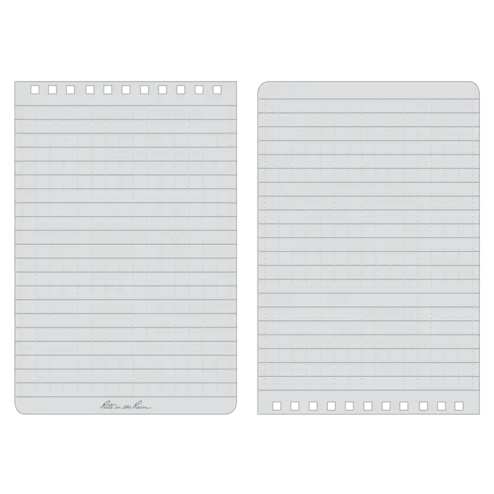OR46 4x6 Orange Top Spiral Pocket Rite in the Rain Notebook 4" x 6" (OR46)