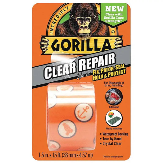 1.5in x 5yd Clear The Gorilla Glue Company Tape 79110 (asn)
