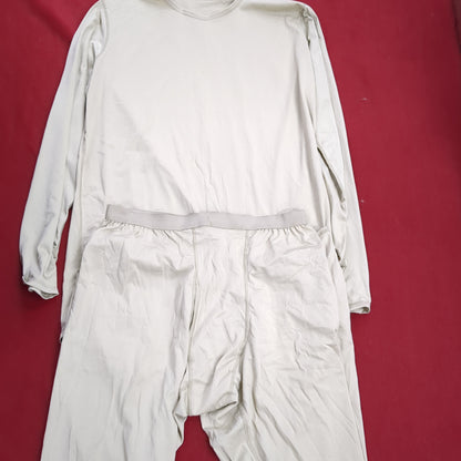 SET of US Army Large Regular Silks Gen III Level 1 Cold Weather Top Bottom Used Sand (fa08-DEC141)