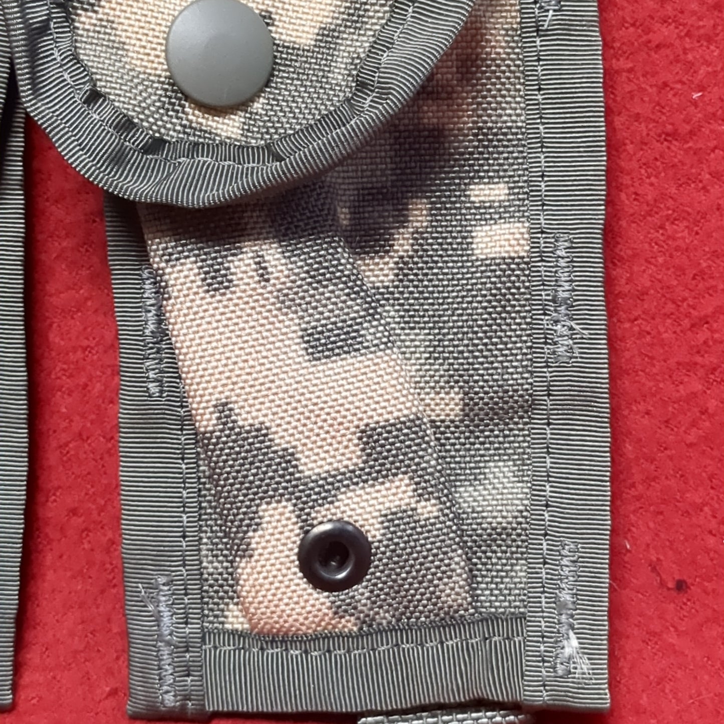 LOT of 2 US Army Single Hold 9mm Magazine Pouch UCP ACU Molle II Good Condition (fb12-APR389)