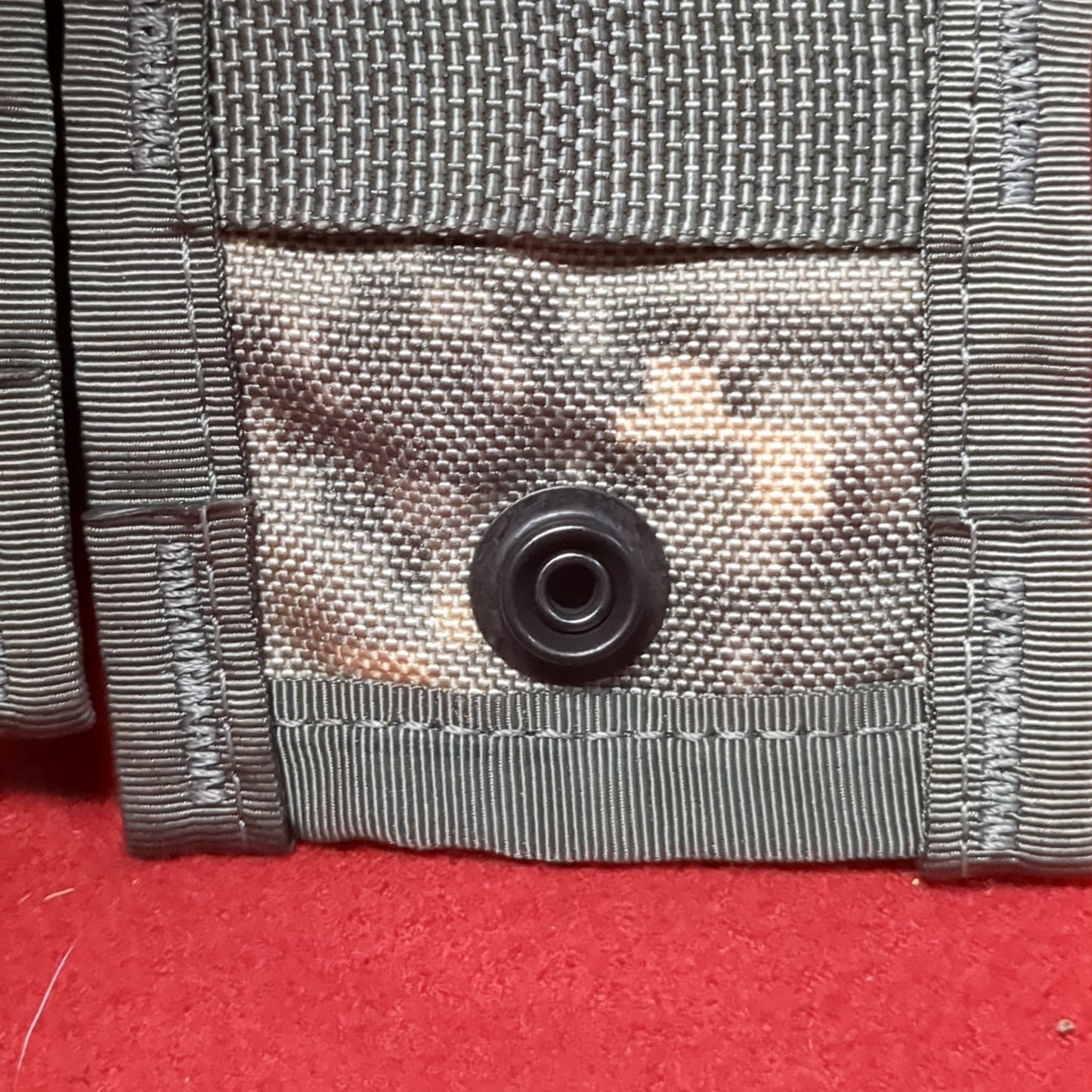 LOT of 2 US Army Single Hold 9mm Magazine Pouch UCP ACU Molle II Good Condition (fb12-APR389)