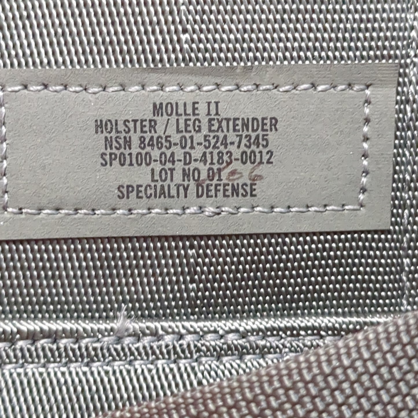 NOS US Army Molle II Holster Leg Extender (fb12-APR401)