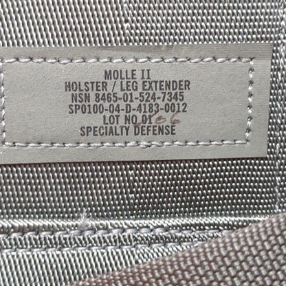 NOS US Army Molle II Holster Leg Extender (fb12-APR401)