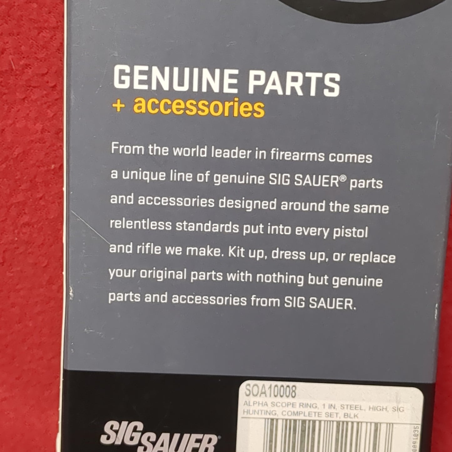 NOS Sig Sauer Genuine Parts and Accessories (FB17-APR476)