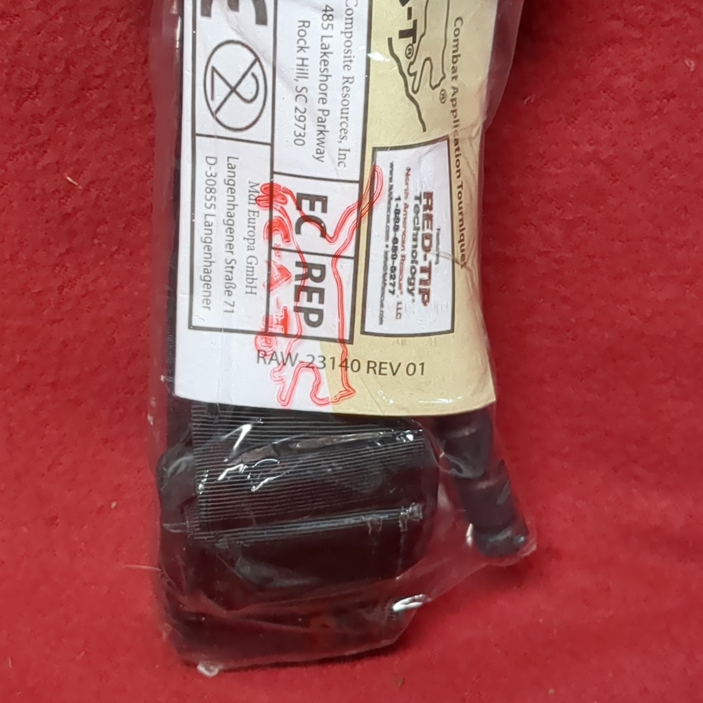 Unopened - NORTH AMERICAN RESCUE NAR Cat G7 Red Tip Combat Tourniquets (ifak  ac07-MAY80)