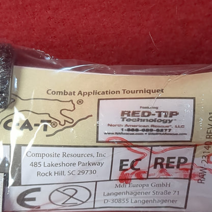 Unopened - NORTH AMERICAN RESCUE NAR Cat G7 Red Tip Combat Tourniquets (ifak  ac07-MAY80)