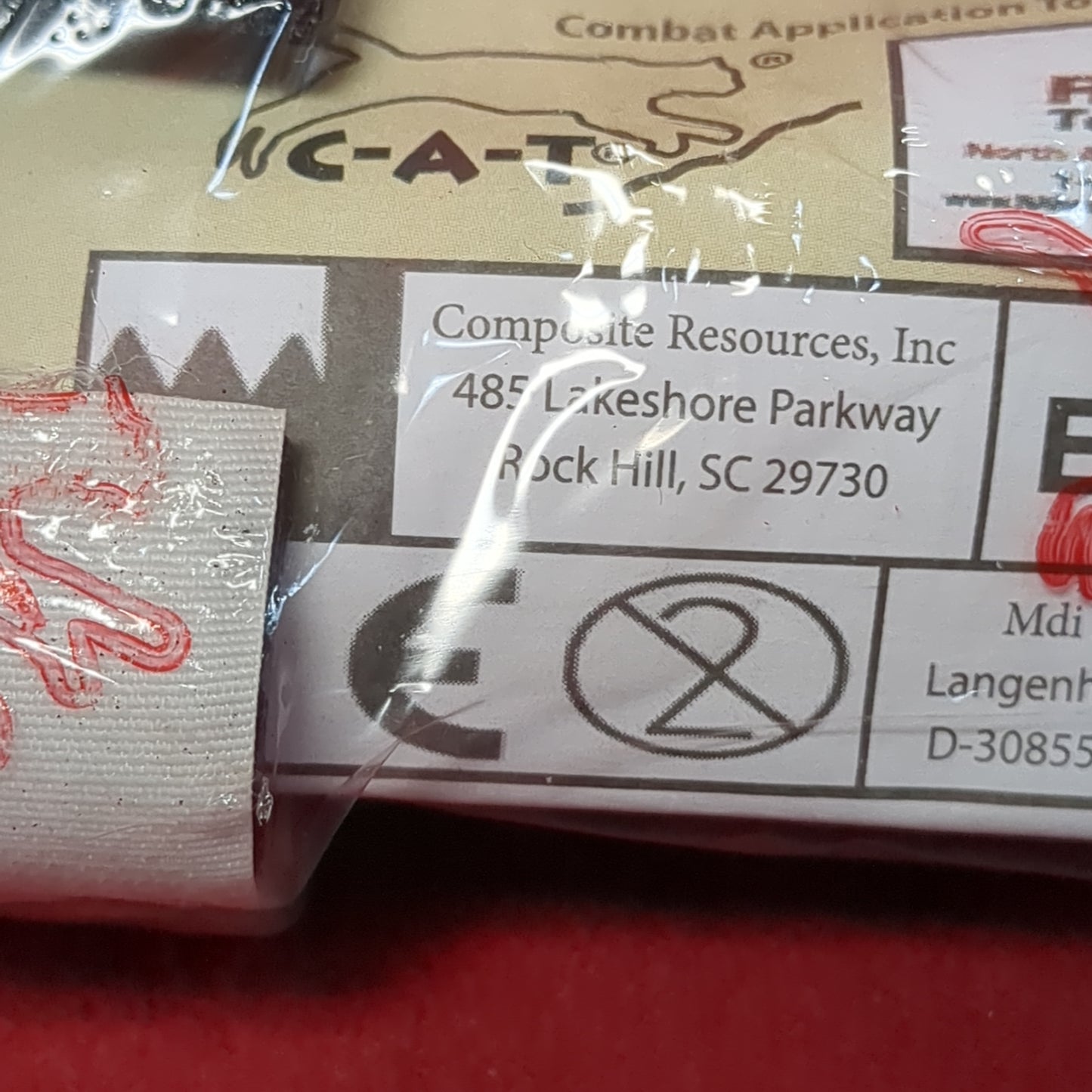 Unopened - NORTH AMERICAN RESCUE NAR Cat G7 Red Tip Combat Tourniquets (ifak  ac07-MAY80)