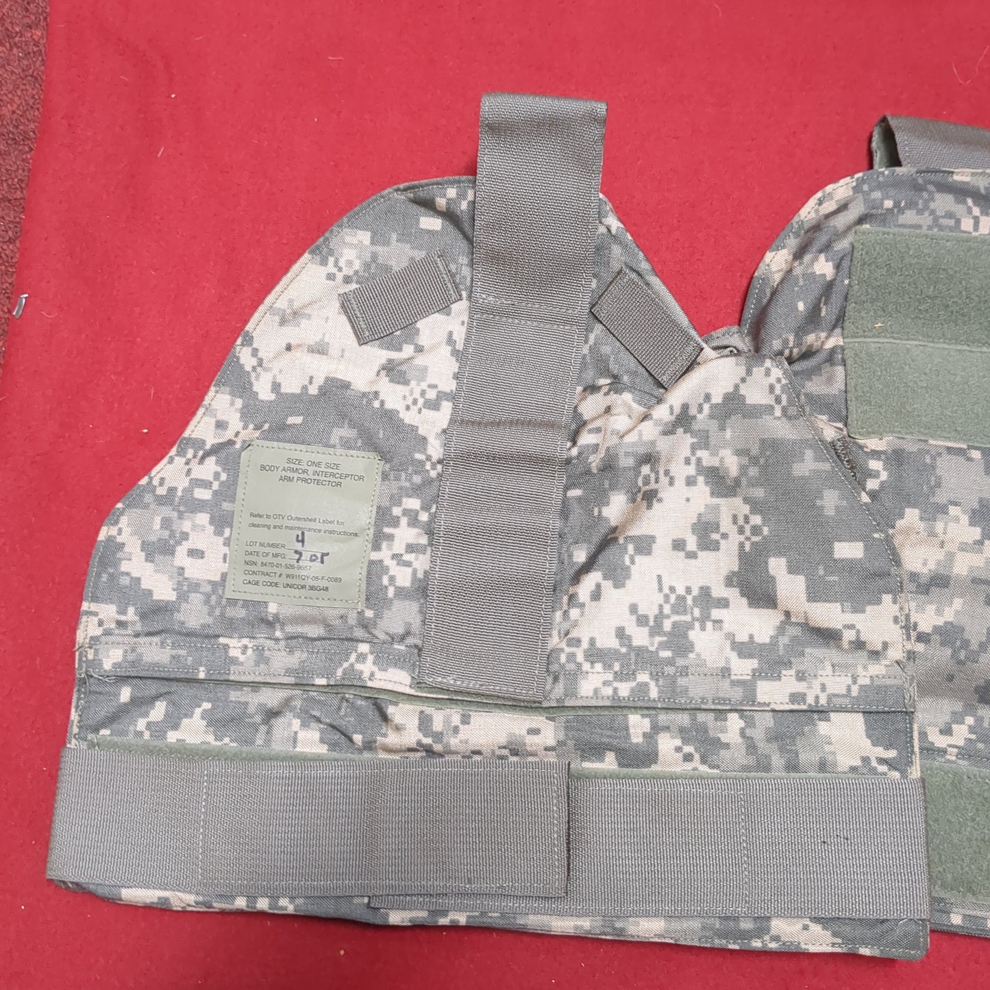 DAPS Outershell Protector One Size w/o Soft Armor Insert - ACU - 9657 (aa07-MAY127)