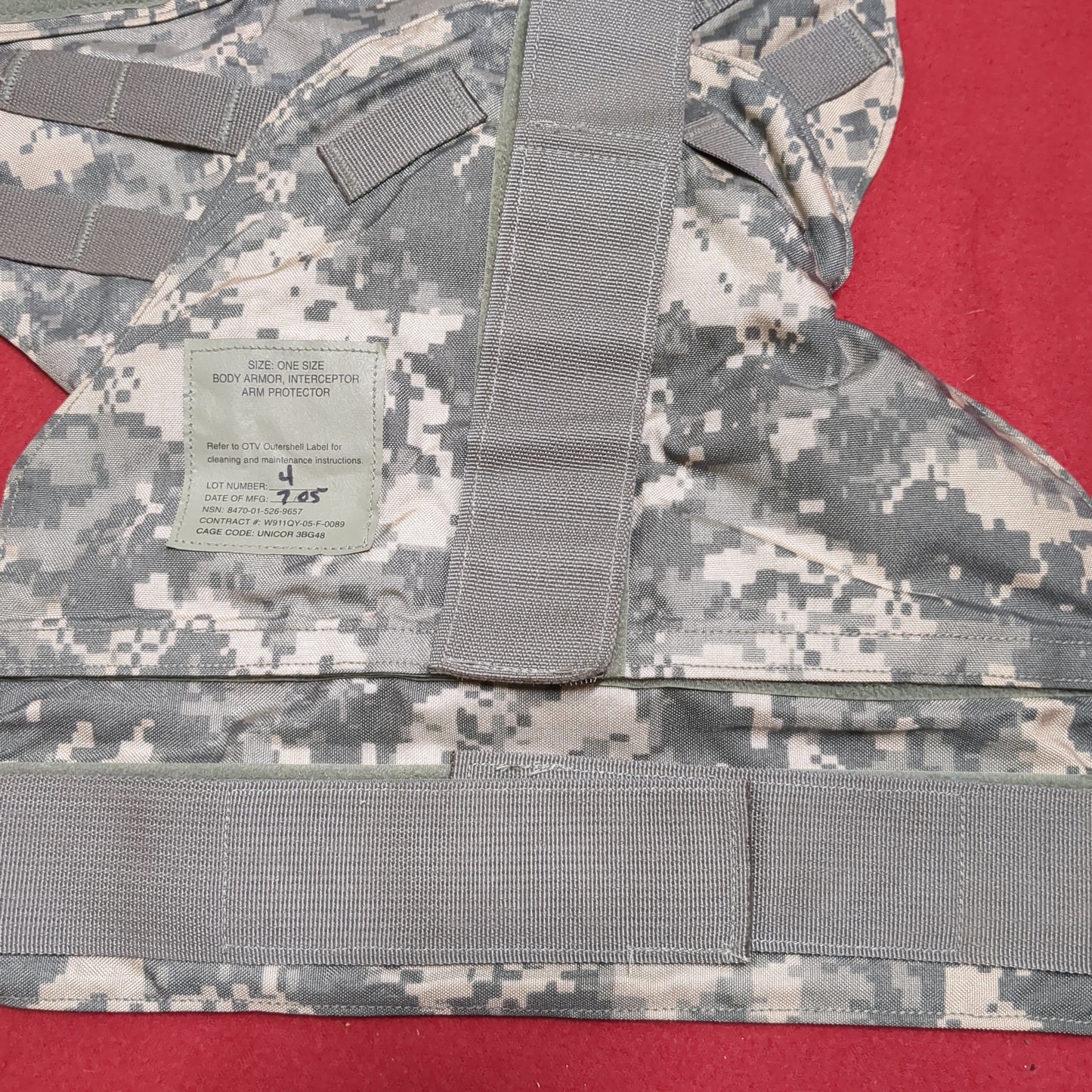 DAPS Outershell Protector One Size w/o Soft Armor Insert - ACU - 9657 (aa07-MAY127)