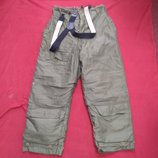 VINTAGE USAAF INTERMEDIATE FLYING TROUSERS TYPE A-9 A9 WW2 ERA SIZE 38 (J26- (ab15-MAY145]