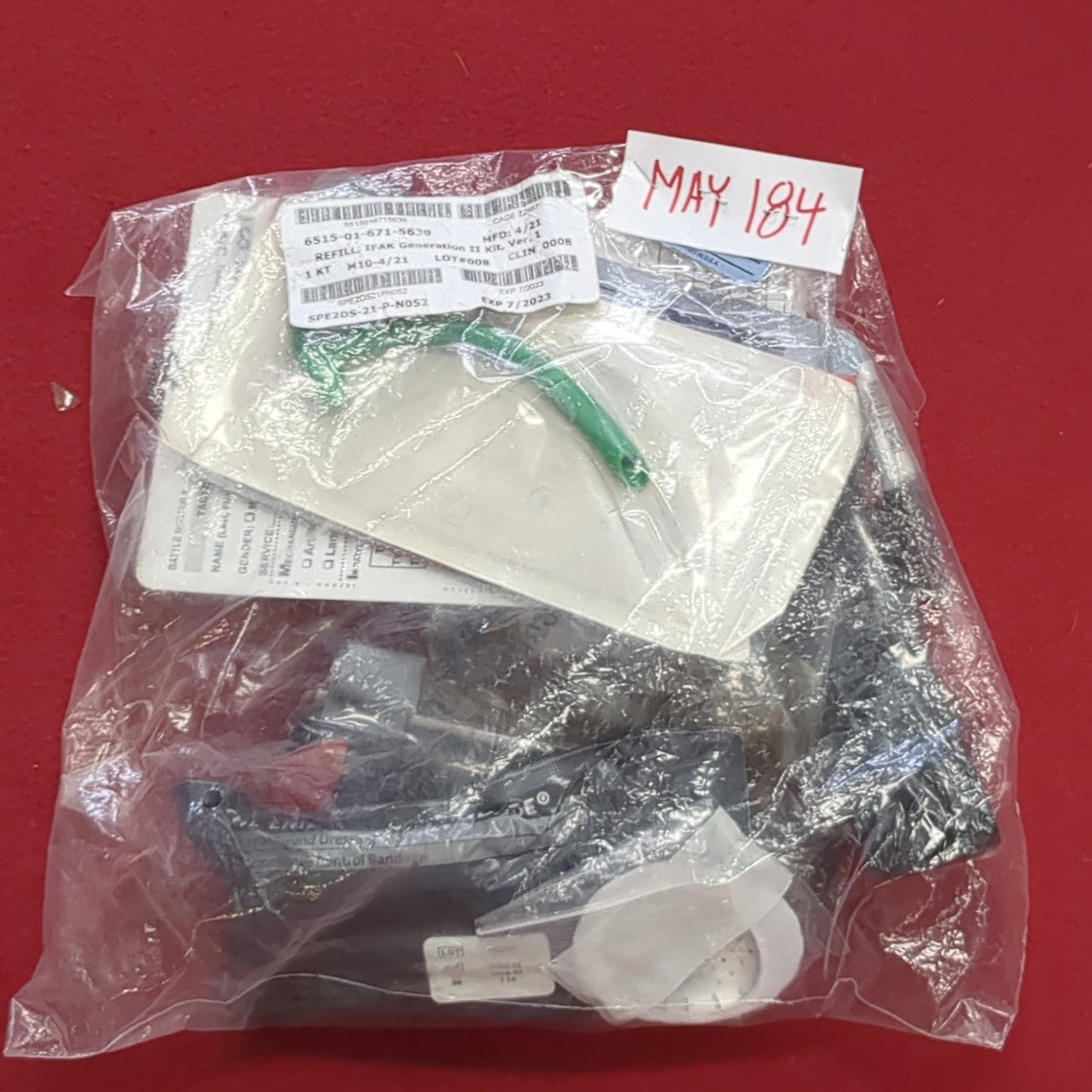 USGI REFILL for IFAK II Kit OCP Pattern Sekri Exp 07/2023 (IFAK  ac07-MAY184)