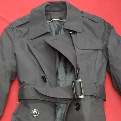 US Army DCSP ASU 10R Black All-Weather Overcoat Dress Uniform (BB06-MAY222)