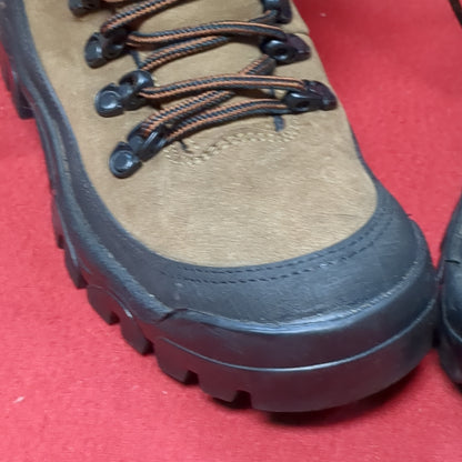 Wellco Brown Military Hiking Combat Boots size 4.5W (BA10-MAY283)