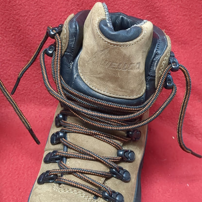 Wellco Brown Military Hiking Combat Boots size 4.5W (BA10-MAY283)