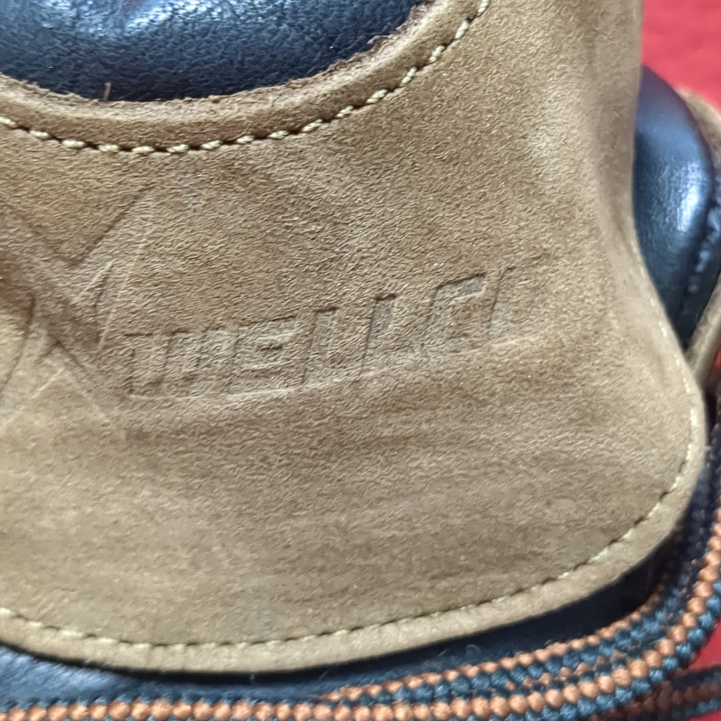 Wellco Brown Military Hiking Combat Boots size 4.5W (BA10-MAY283)