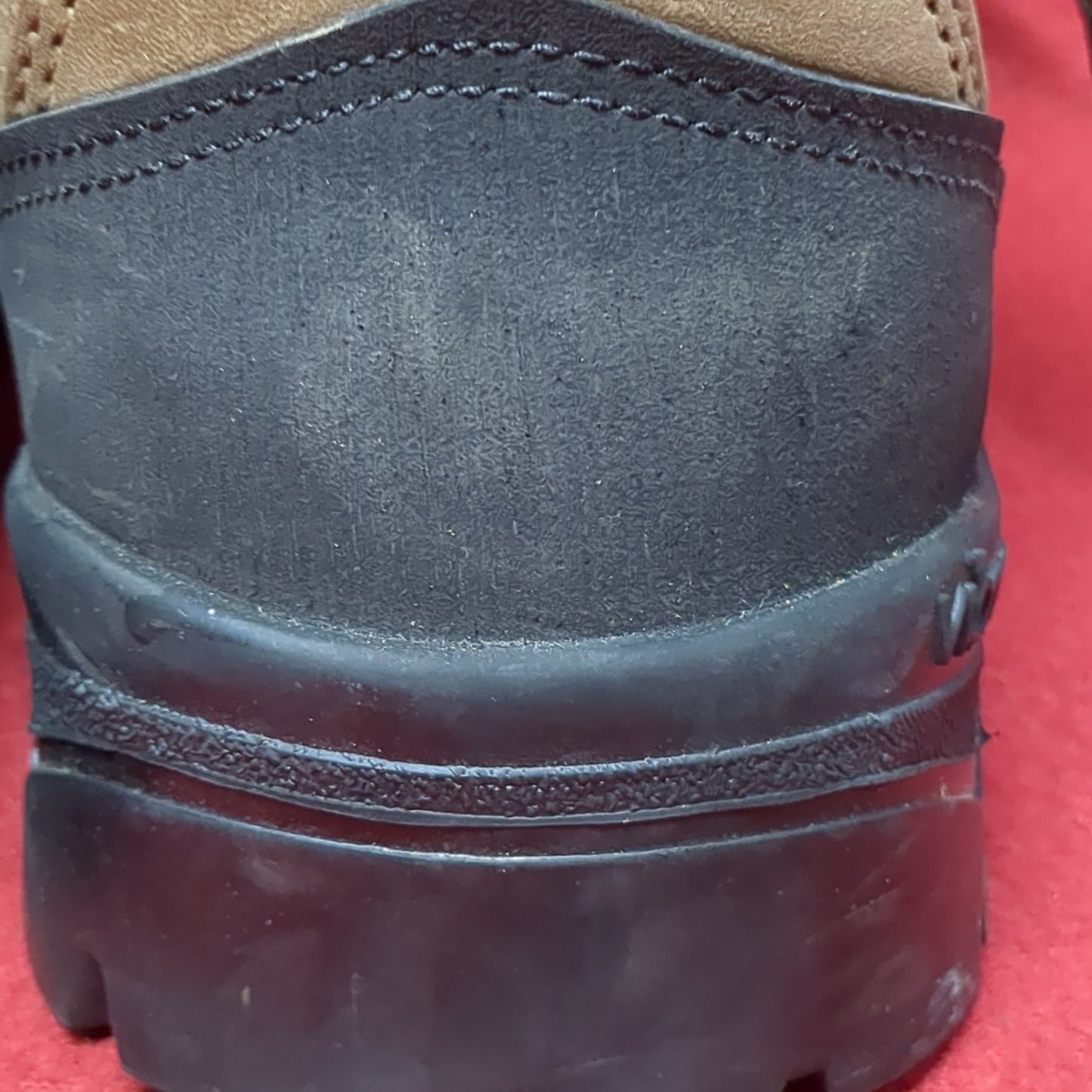 Wellco Brown Military Hiking Combat Boots size 4.5W (BA10-MAY283)