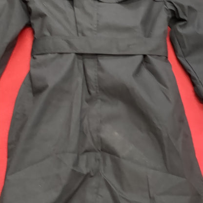 NWT US Army 10S Black All-Weather Overcoat Dress Uniform (BB06-MAY308)