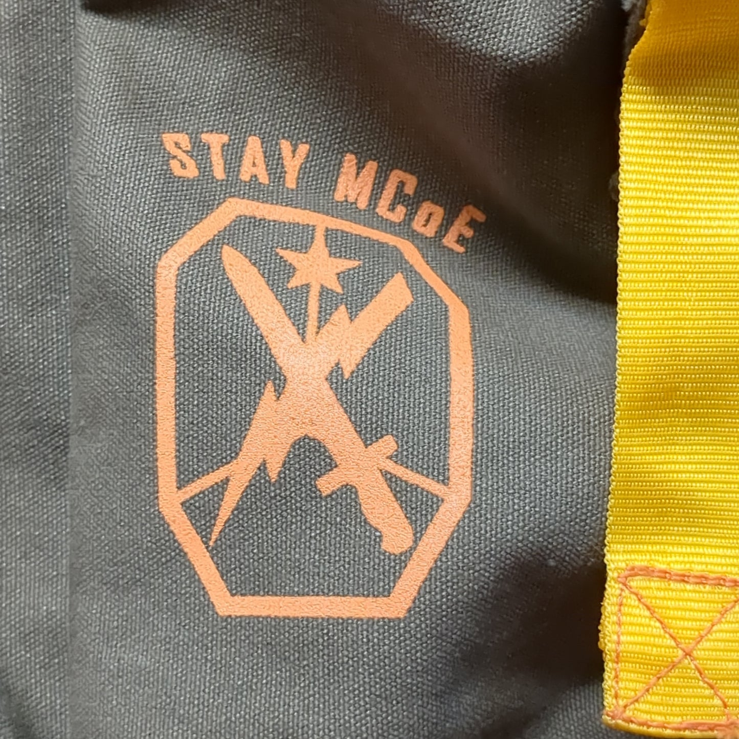 NWT Rothco "Stay MCOE" Vintage Deployment Bag (BB05-MAY349)