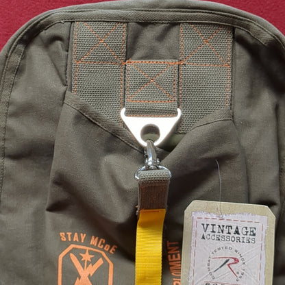 NWT Rothco "Stay MCOE" Vintage Deployment Bag (BB05-MAY349)
