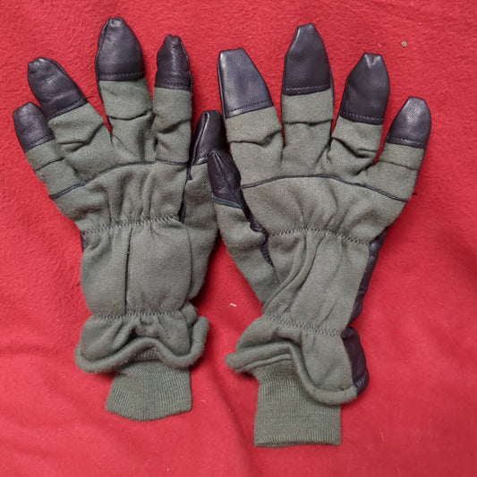 US Army Men's Medium (9) HAU-15/P Flyer's Intermediate Cold Weather Gloves (cb04-MAY367)
