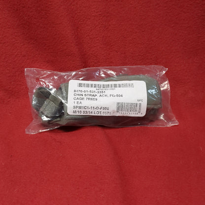 NOS US Army Complete ACH Chin Strap Retention w Hardware (25o- da03-MAY370)