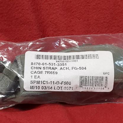 NOS US Army Complete ACH Chin Strap Retention w Hardware (25o- da03-MAY370)