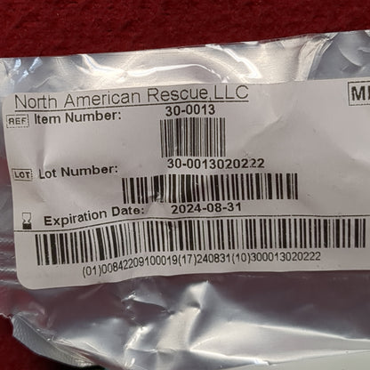 Unopened - NORTH AMERICAN RESCUE NAR Saline Lock Kit (IFAK  ac07-JUN16)