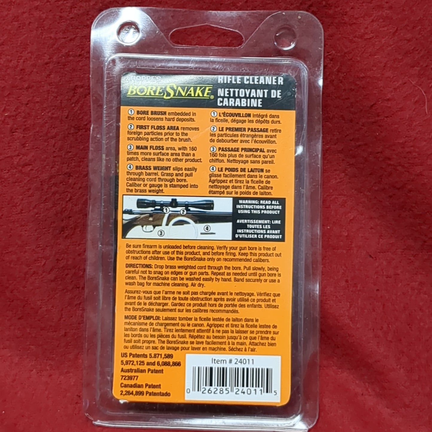 Hoppe's Bore Snake Cleaner Excellent Condition (FB18-JUN21)