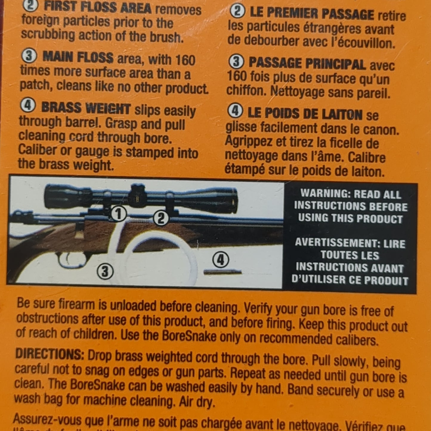 Hoppe's Bore Snake Cleaner Excellent Condition (FB18-JUN21)